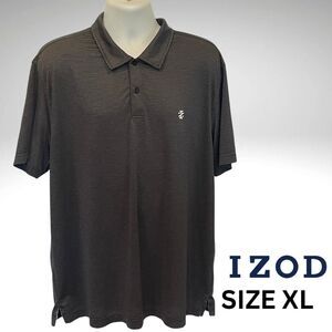 IZOD Men's Dark Gray Polo Shirt. Size XL